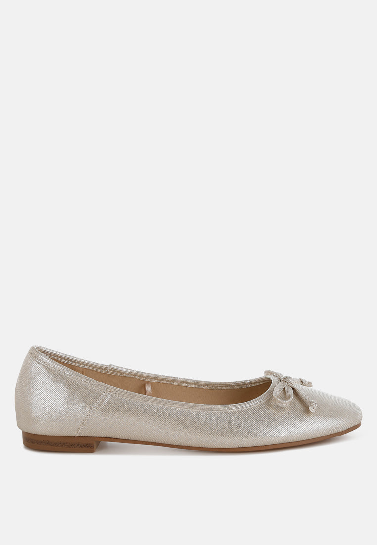 metallic ballet flats by ruw#color_gold