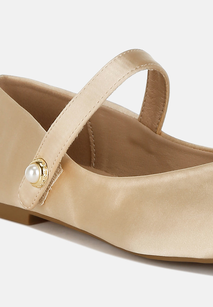 patent toe cap satin mary jane by ruw#color_gold