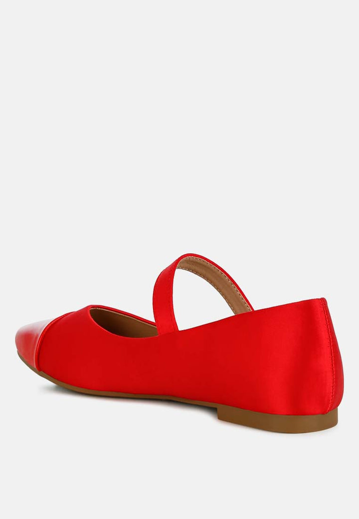 albi patent toe cap satin mary jane#color_red