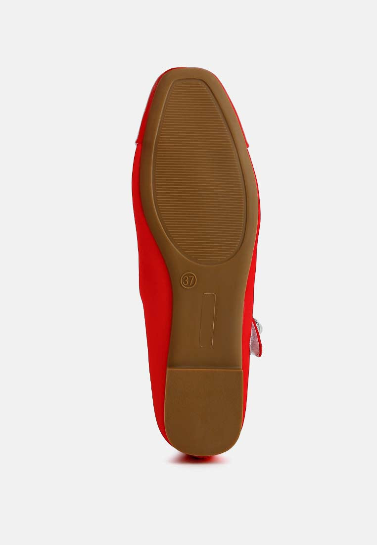 albi patent toe cap satin mary jane#color_red