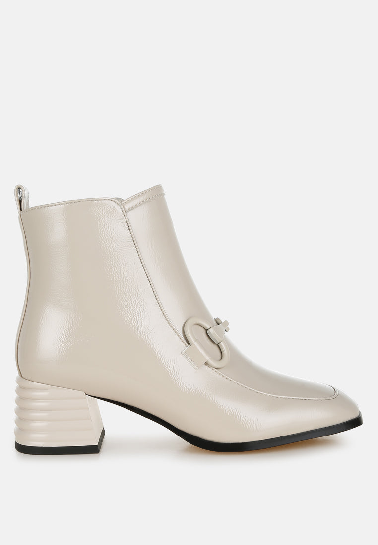 textured block heel ankle boots by rag#color_beige