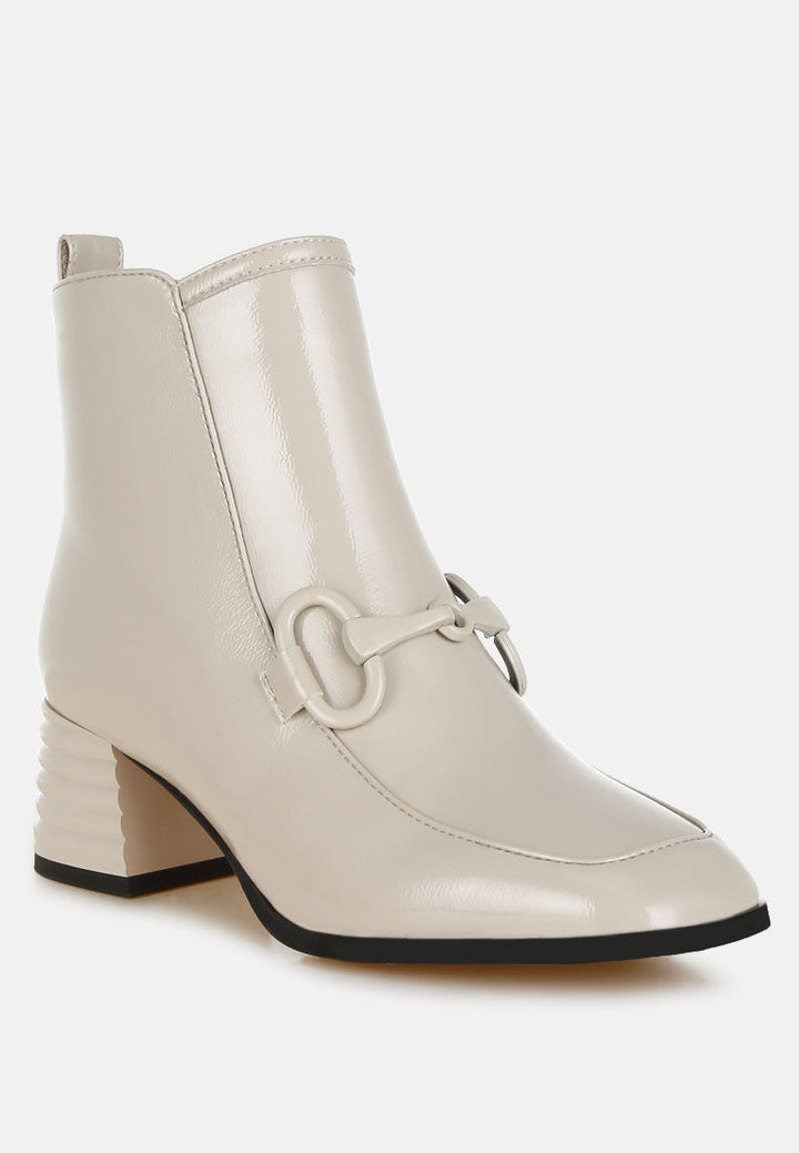 textured block heel ankle boots by ruw#color_beige