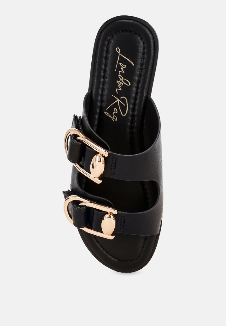 amahi dual strap slip-on flats by ft#color_black