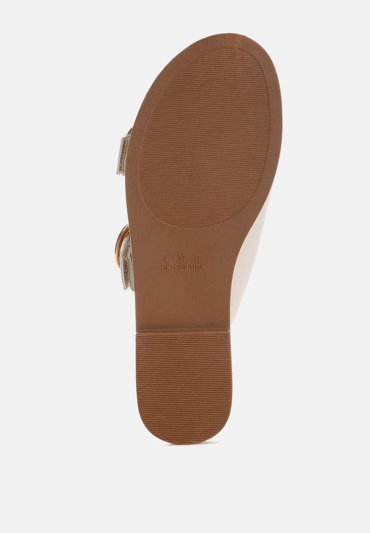 amahi dual strap slip-on flats by ft#color_Ivory