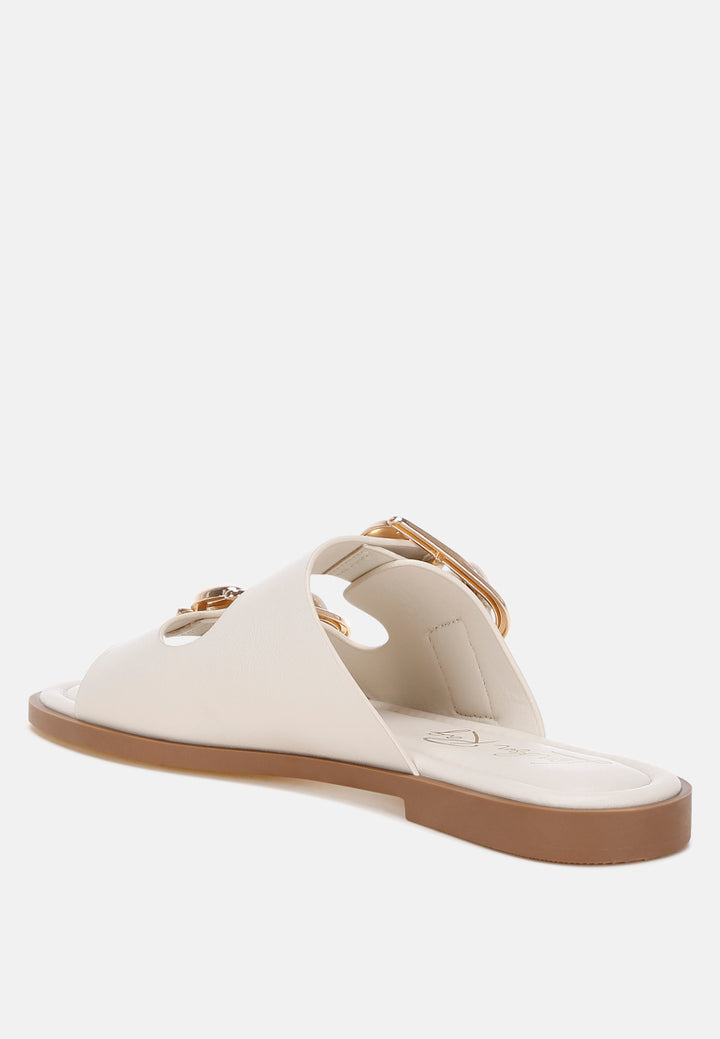 amahi dual strap slip-on flats by ft#color_Ivory