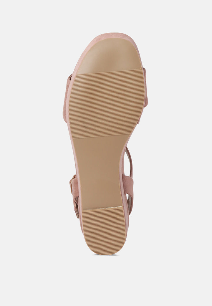 ankle strap wedge sandals#color_blush