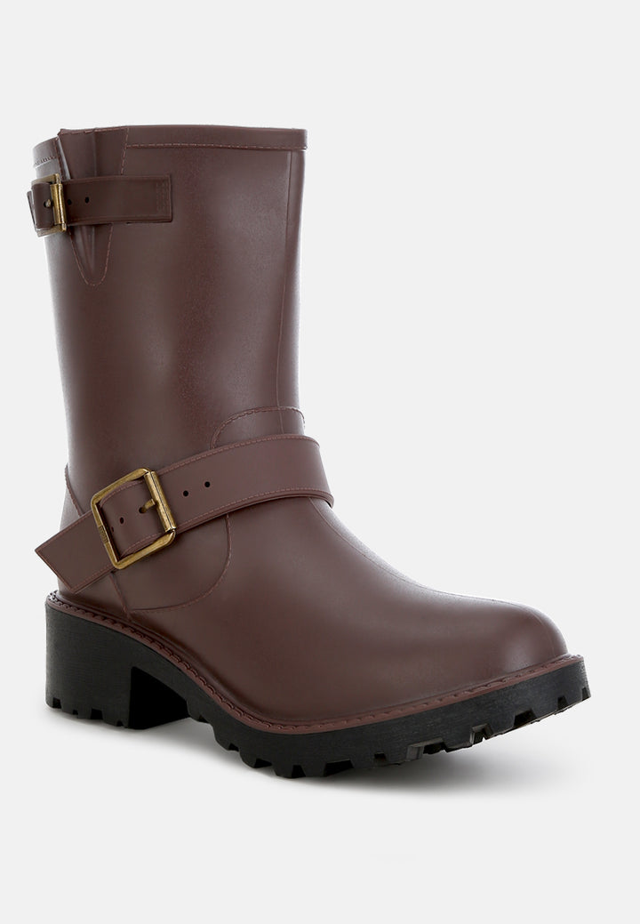 anong harness detail calf boots#color_brown