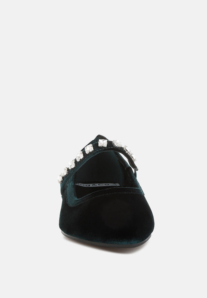 velvet mary jane ballerinas by ruw#color_green