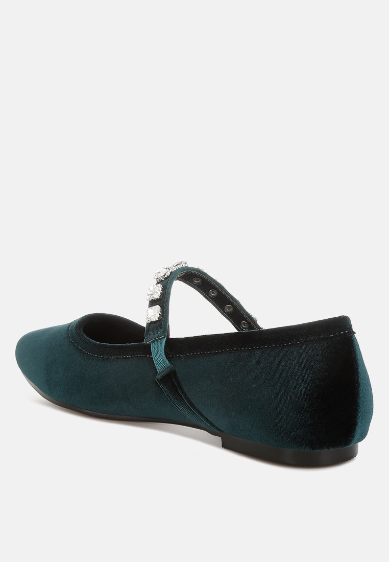 velvet mary jane ballerinas by ruw#color_green