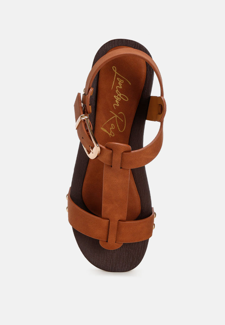 arden studded low block heel strappy sandals#color_tan