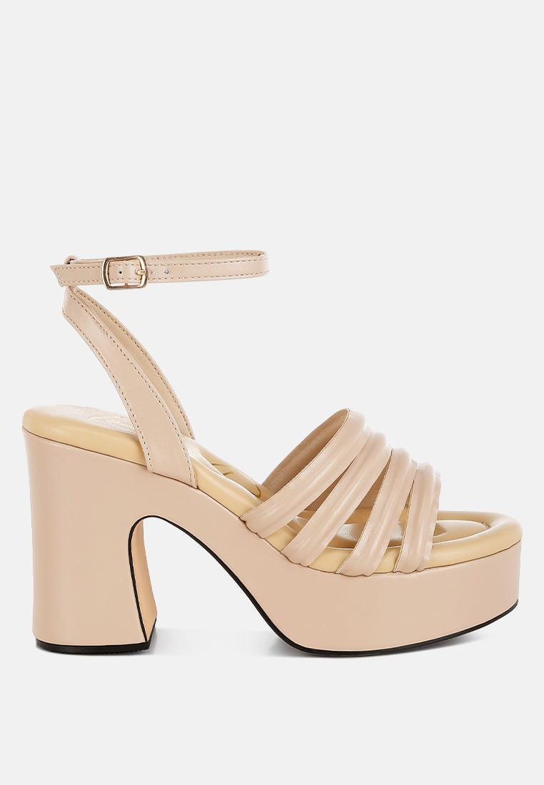 athla strappy high platform sandals#color_beige