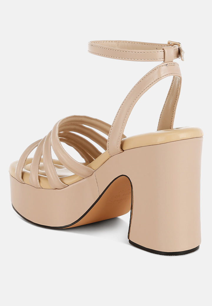 athla strappy high platform sandals#color_beige