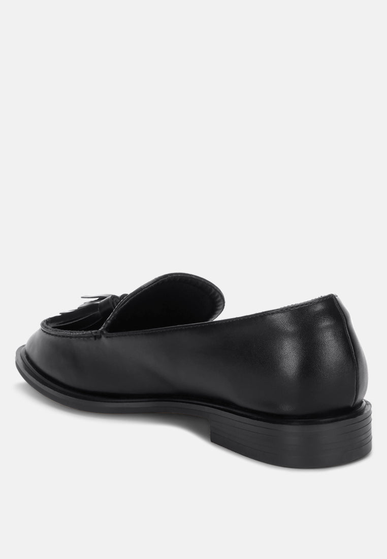 tassel detail loafers by ft#color_black
