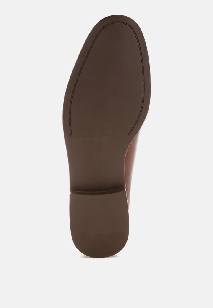 tassel detail loafers by ft#color_brown