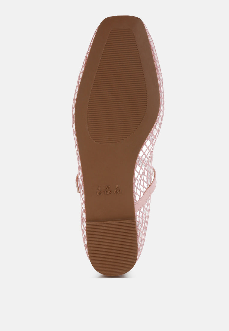 mesh mary jane flats by motes#color_pink