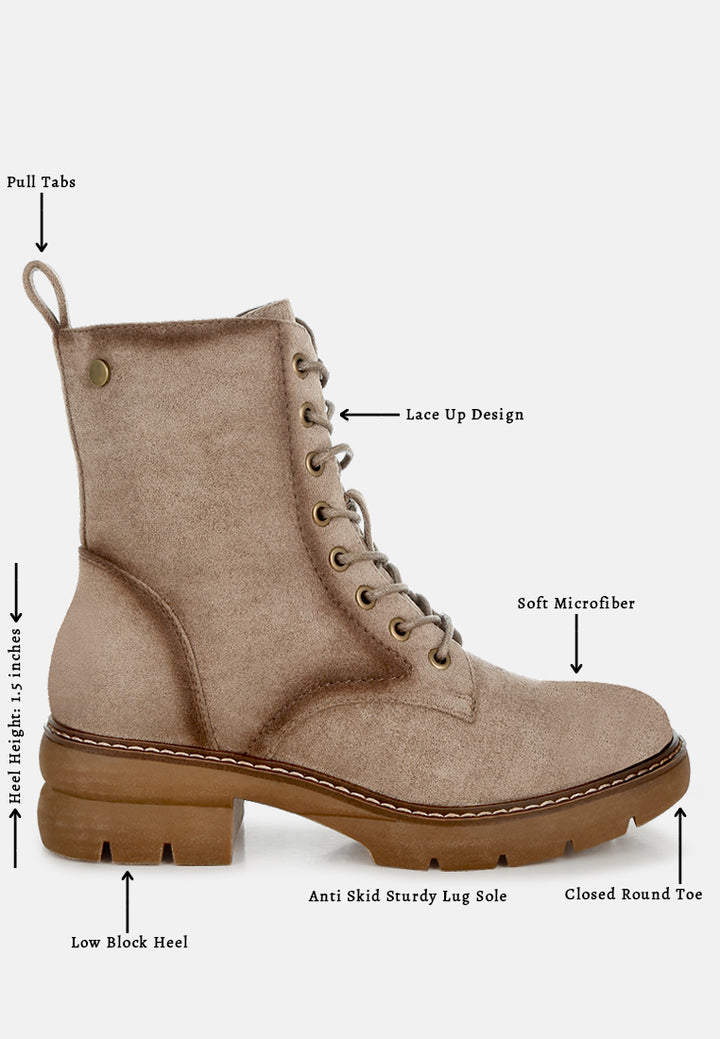 lace up high ankle boots by ft#color_taupe