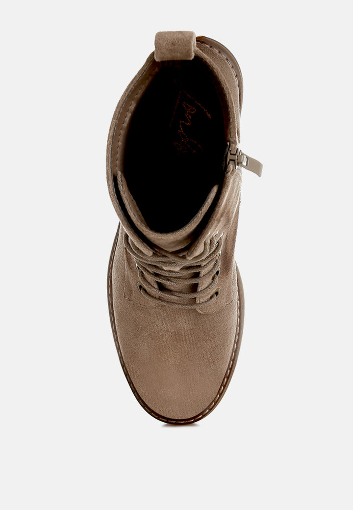 lace up high ankle boots by ft#color_taupe