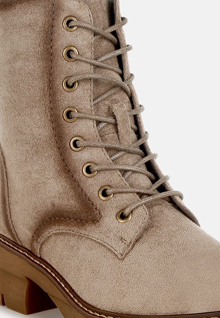 lace up high ankle boots by ft#color_taupe