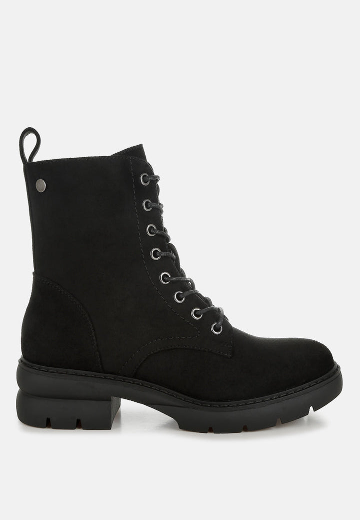 lace up high ankle boots by mode#color_black