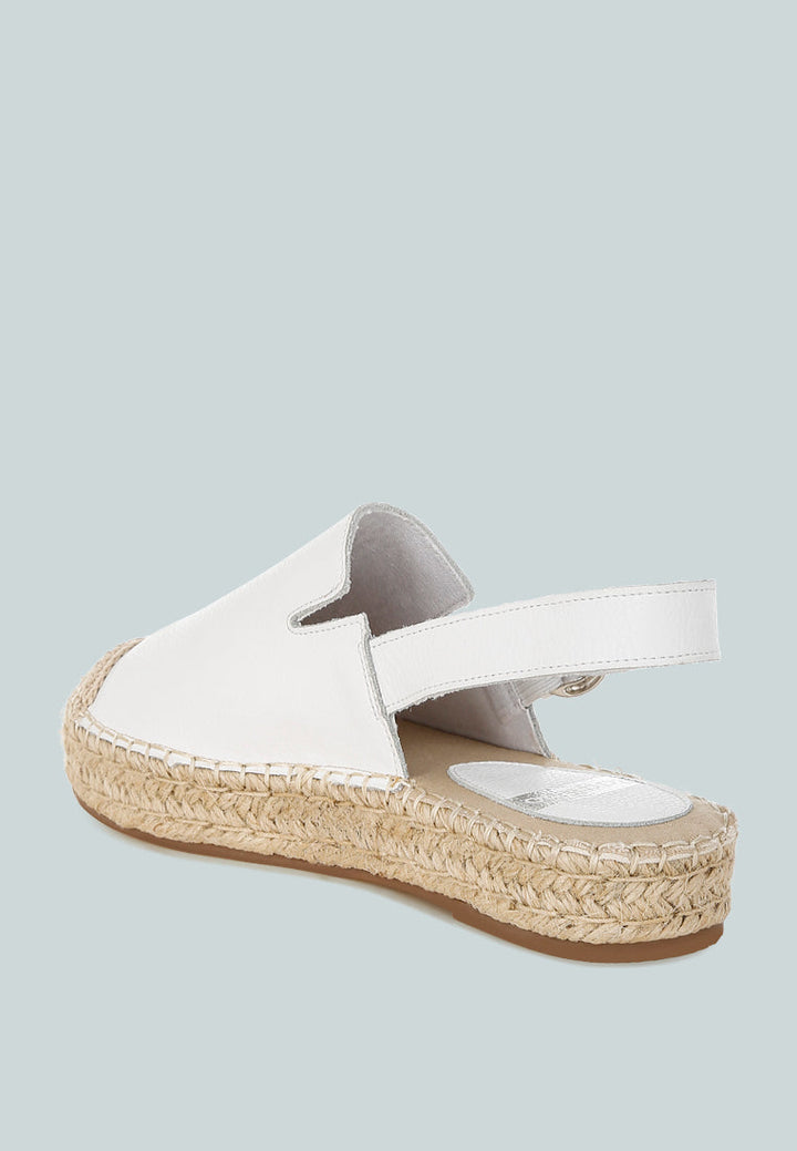 Sandalias alpargatas piel genuina azula#color_blanco