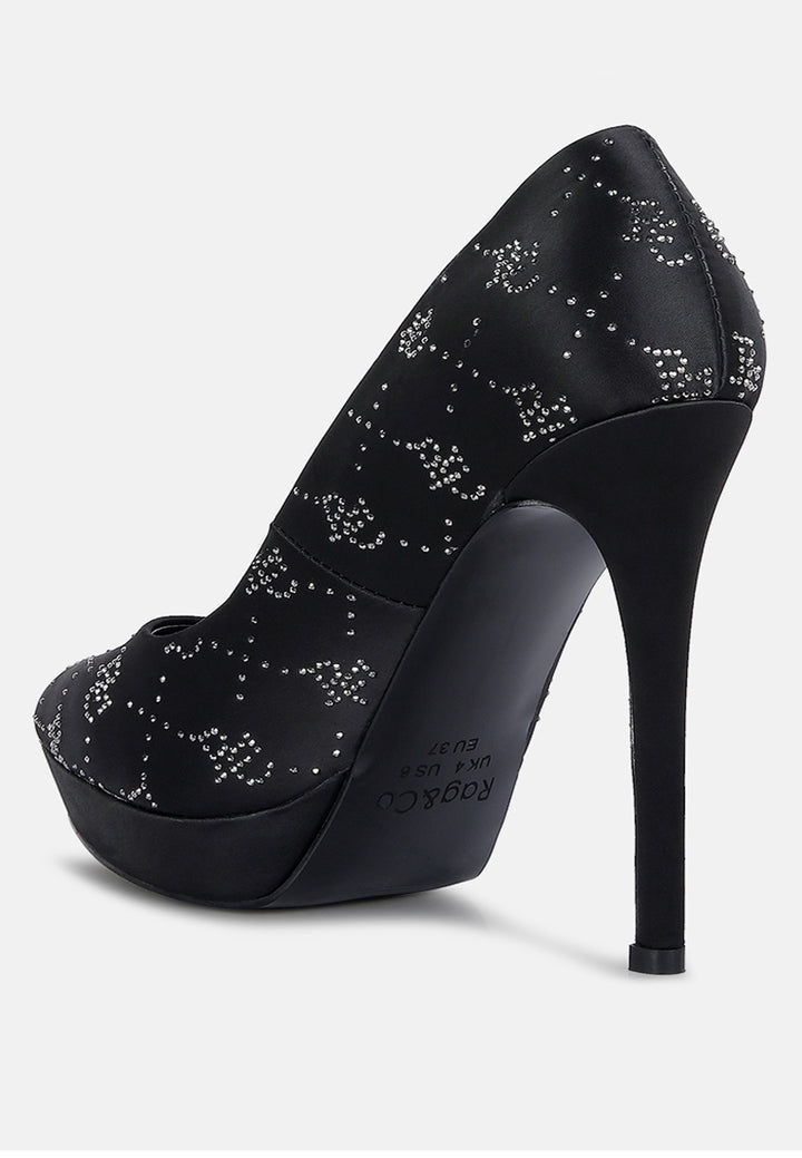 ballard monogram satin stiletto pumps by ruw#color_black