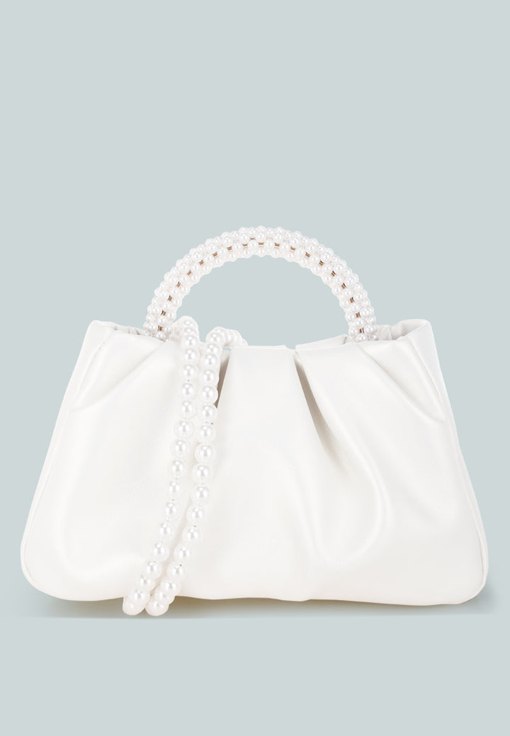 pearl strap crossbody bag by rag#color_white