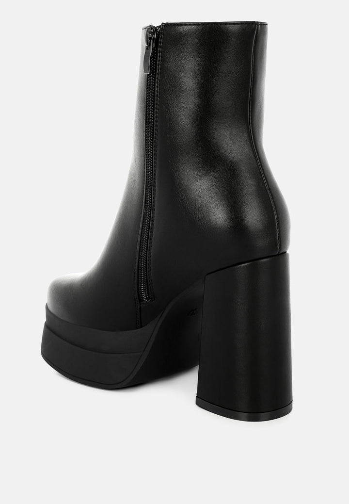 baltese zip-up chunky heel boots#color_black