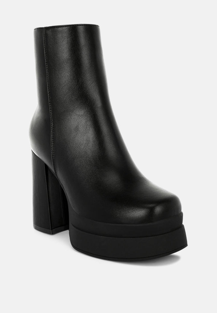 baltese zip-up chunky heel boots#color_black
