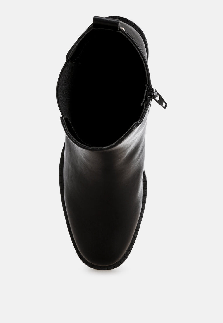 barnabas block heel chelsea boots#color_black-smooth