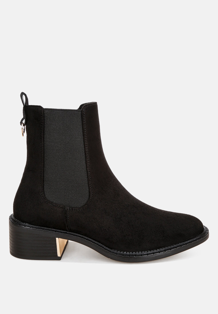 barnabas block heel chelsea boots#color_black-suede