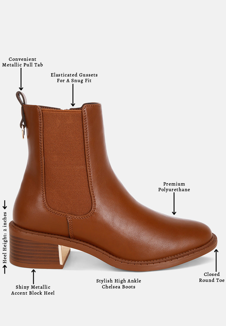 barnabas block heel chelsea boots#color_brown-smooth