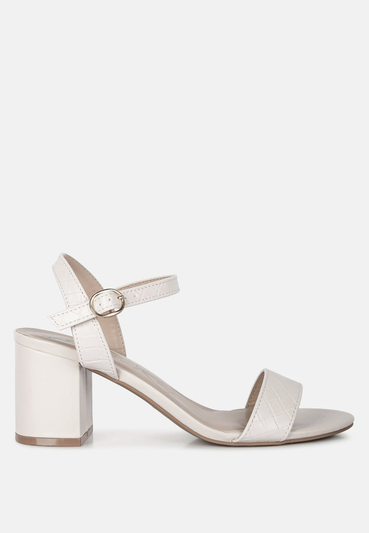 london rag women's block heeled slip on sandals by motes#color_cream