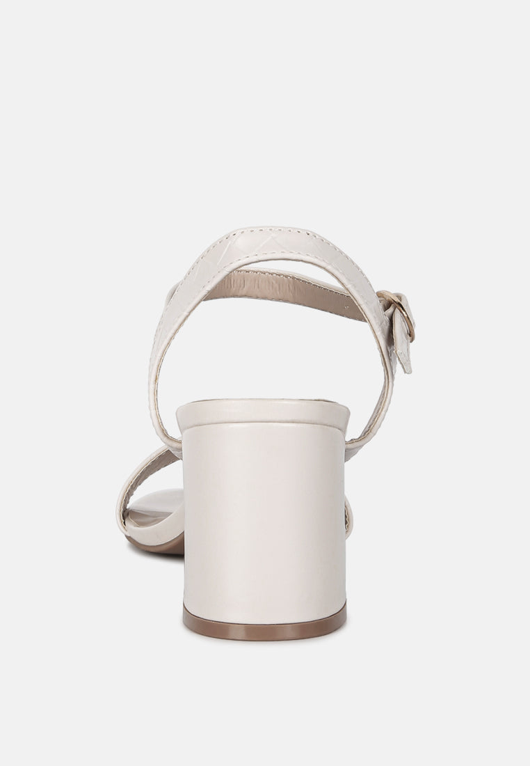 poiret woven strap block heel sandals by ft#color_cream
