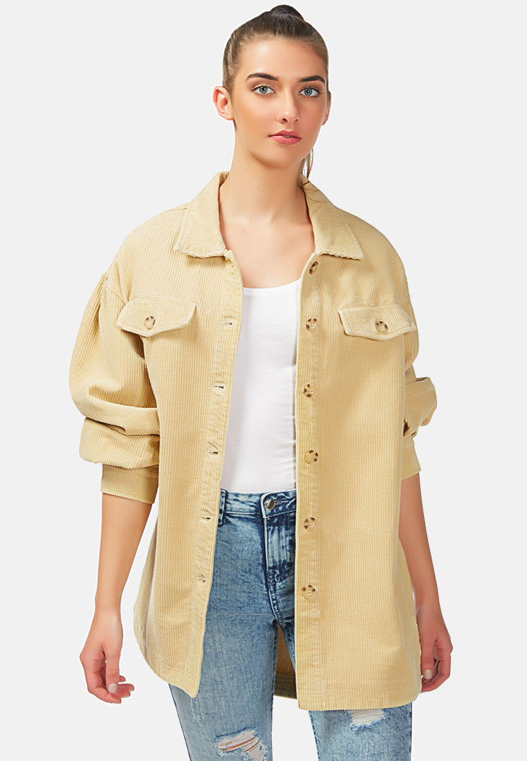 being my way over-sized corduroy shirt#color_tan