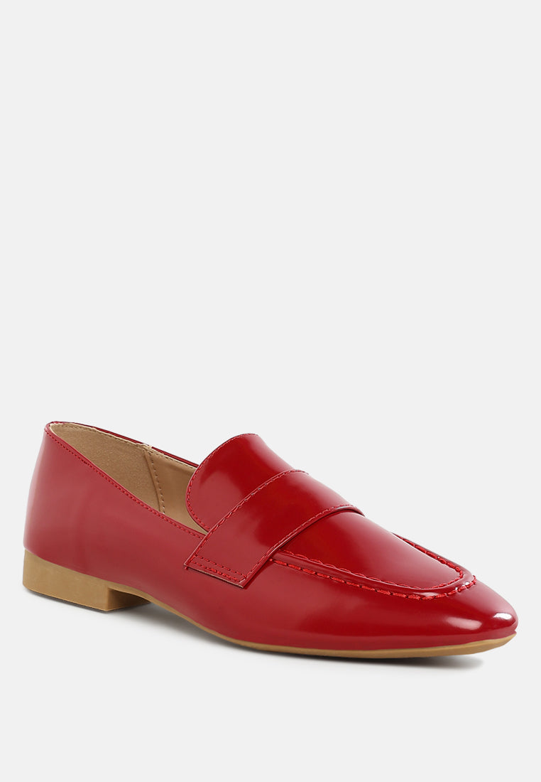 flat heel loafers by ruw#color_dark-red