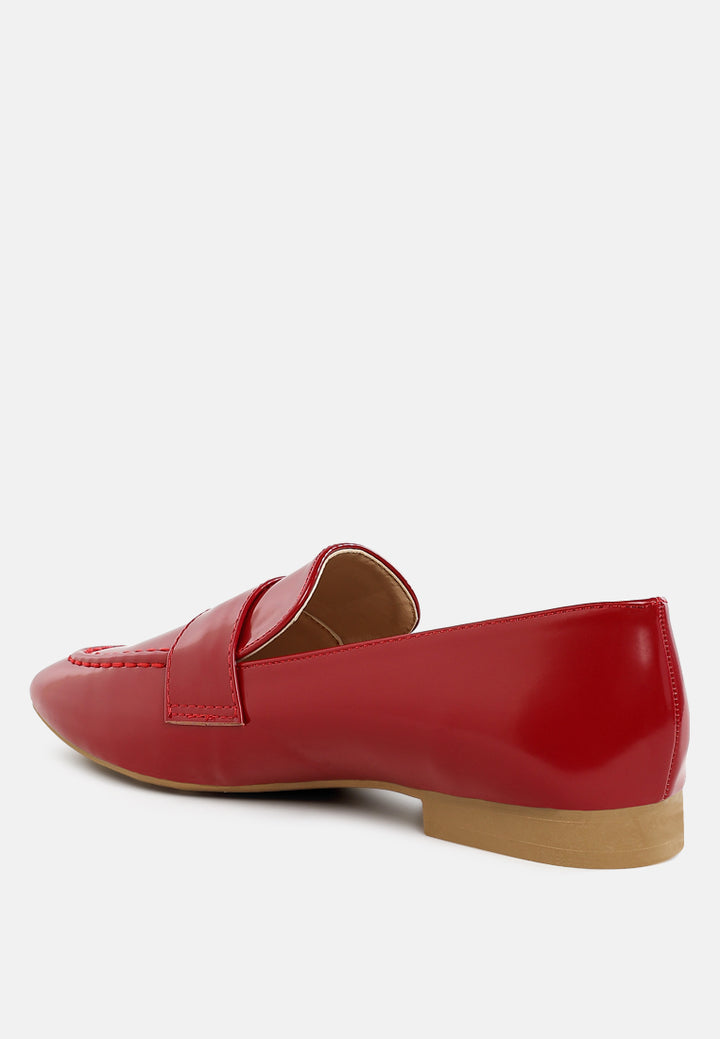 flat heel loafers by rag#color_dark-red