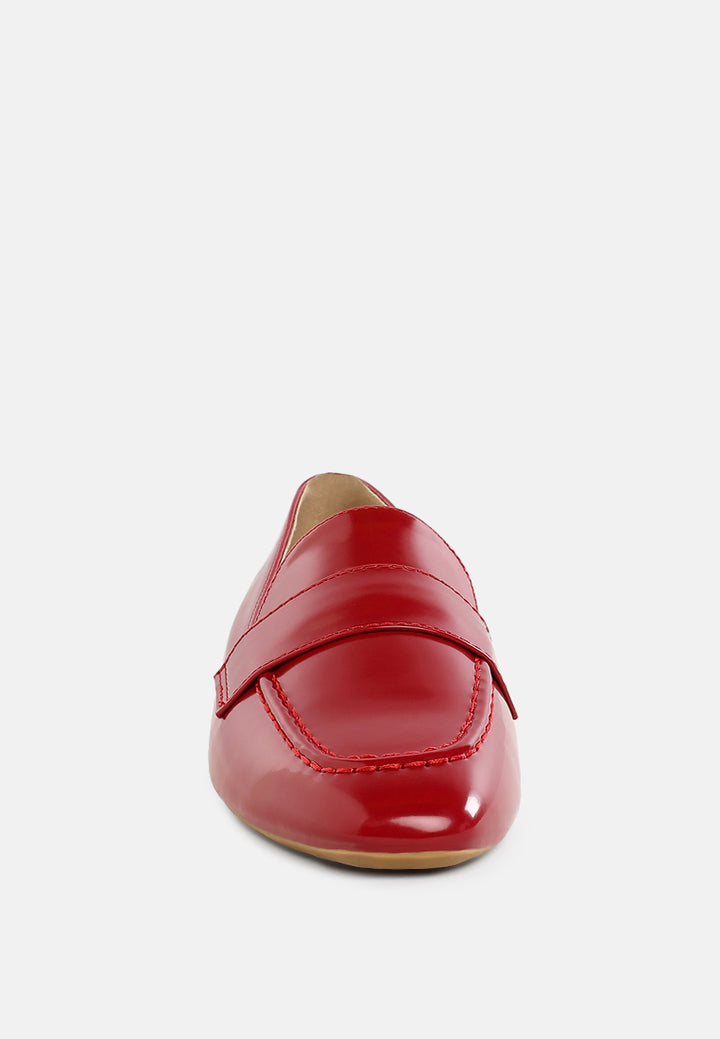 flat heel loafers by rag#color_dark-red