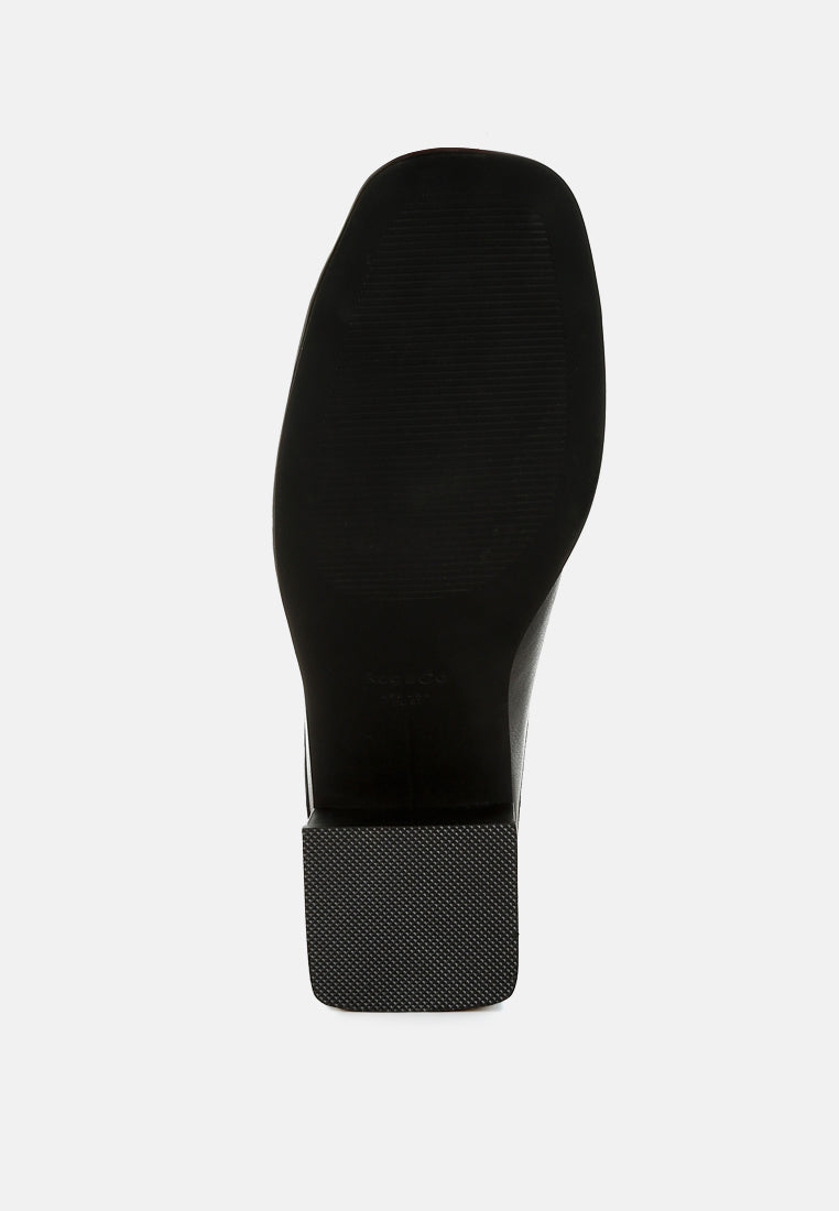mules bottani de piel auténtica sin cordones#color_negro