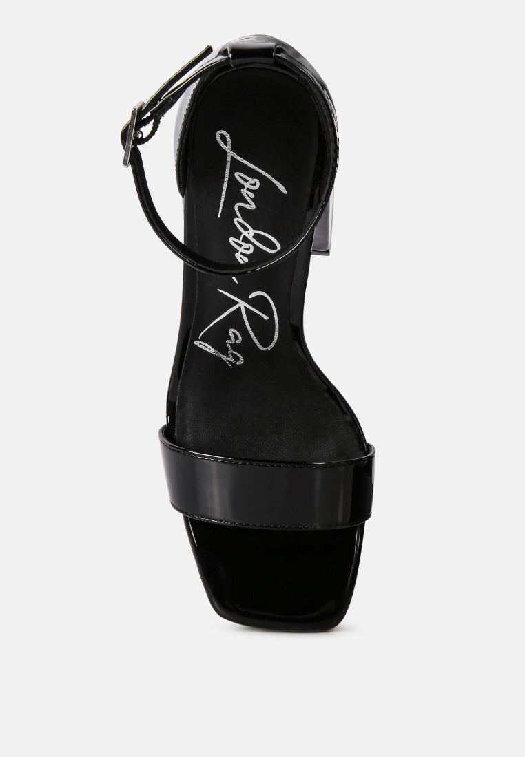 black high block heeled platform sandals#color_black