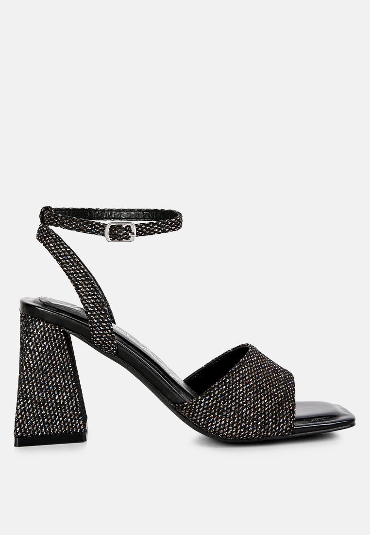 black lino sparkle block heeled sandals#color_black