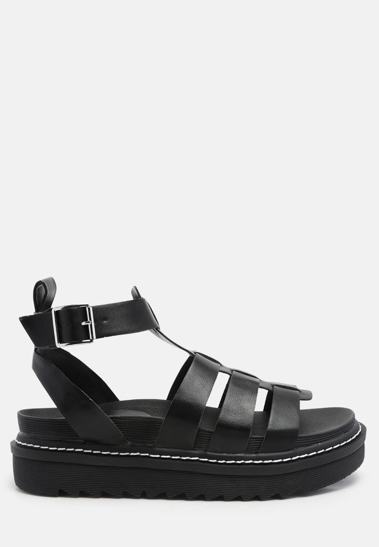 black vega platform gladiator sandals#color_black