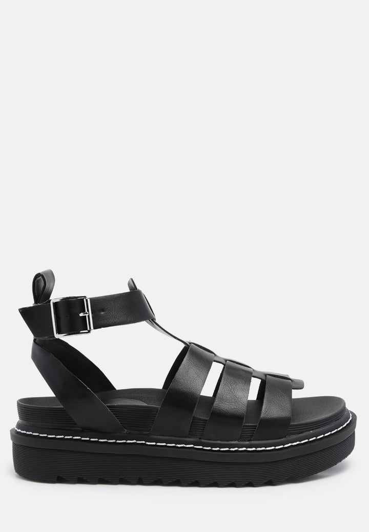 black vega platform gladiator sandals#color_black