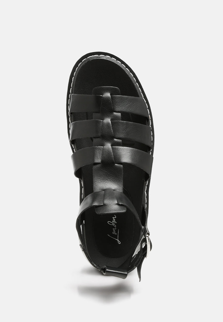 black vega platform gladiator sandals#color_black