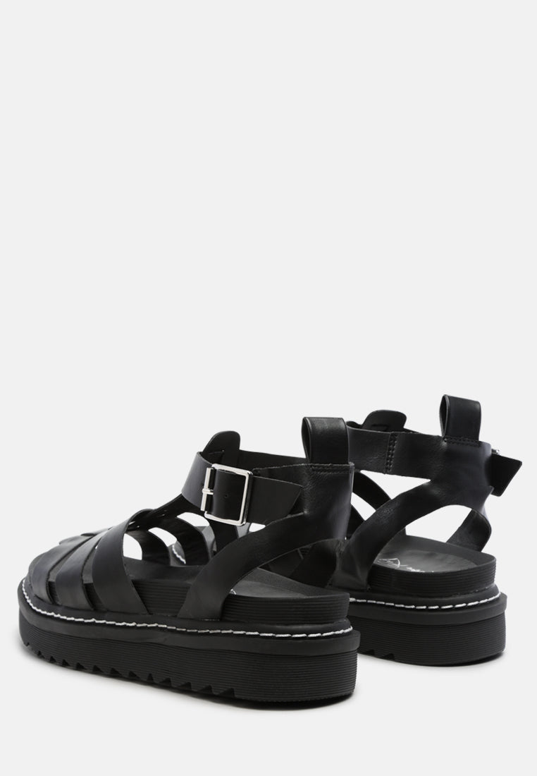 black vega platform gladiator sandals#color_black