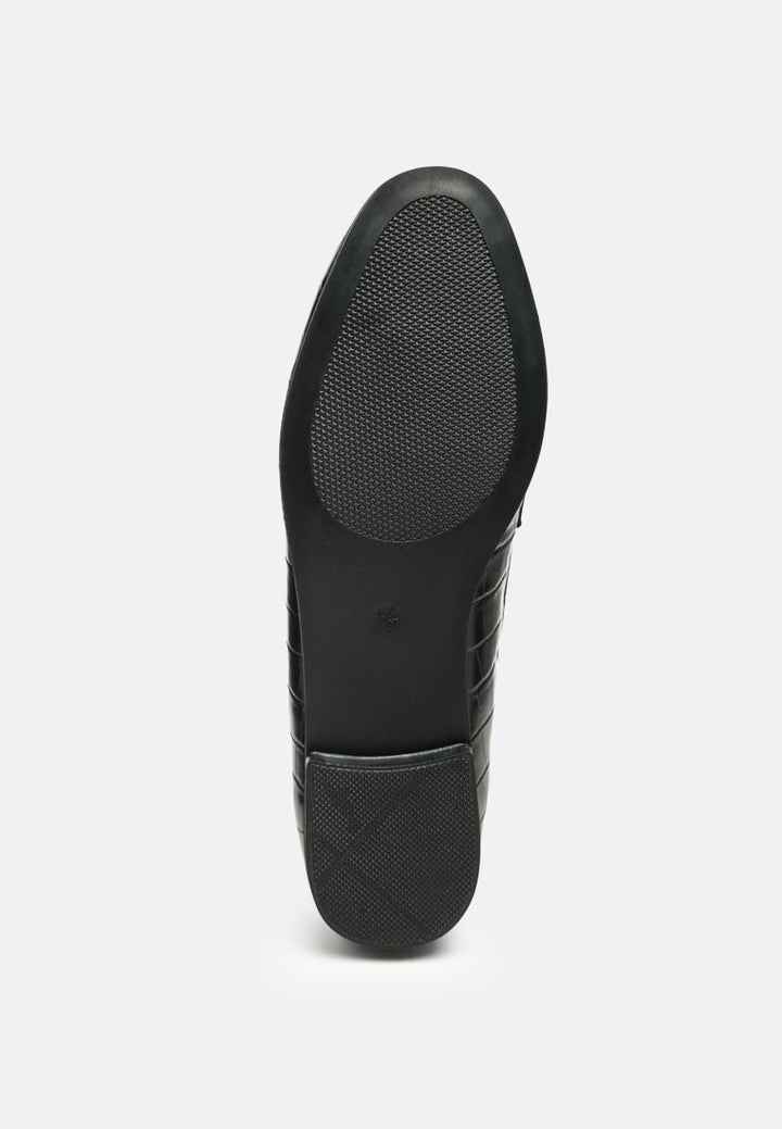 black patent pu everyday loafer by rag#color_black