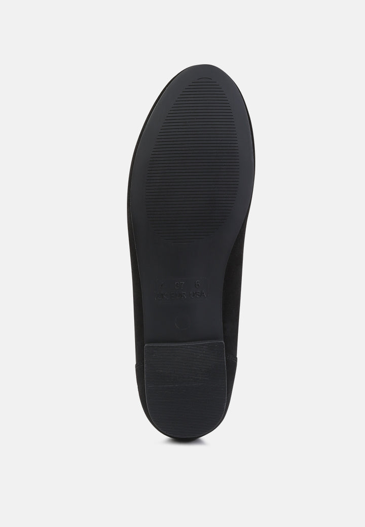 caitlin metal detail loafers#color_black