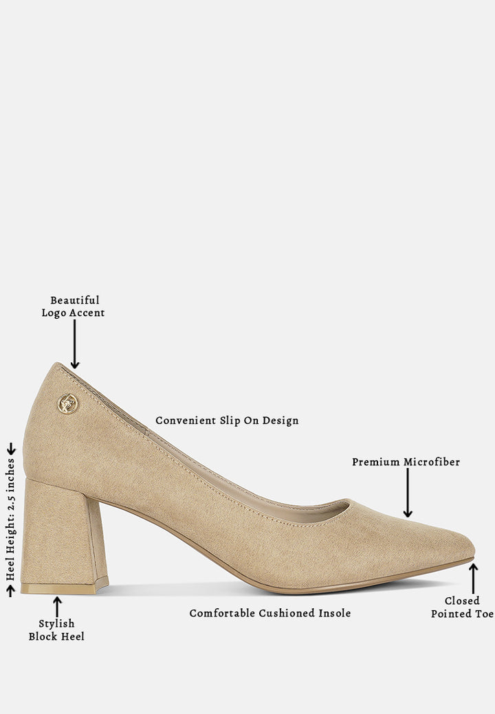 block heel pumps by mode#color_beige