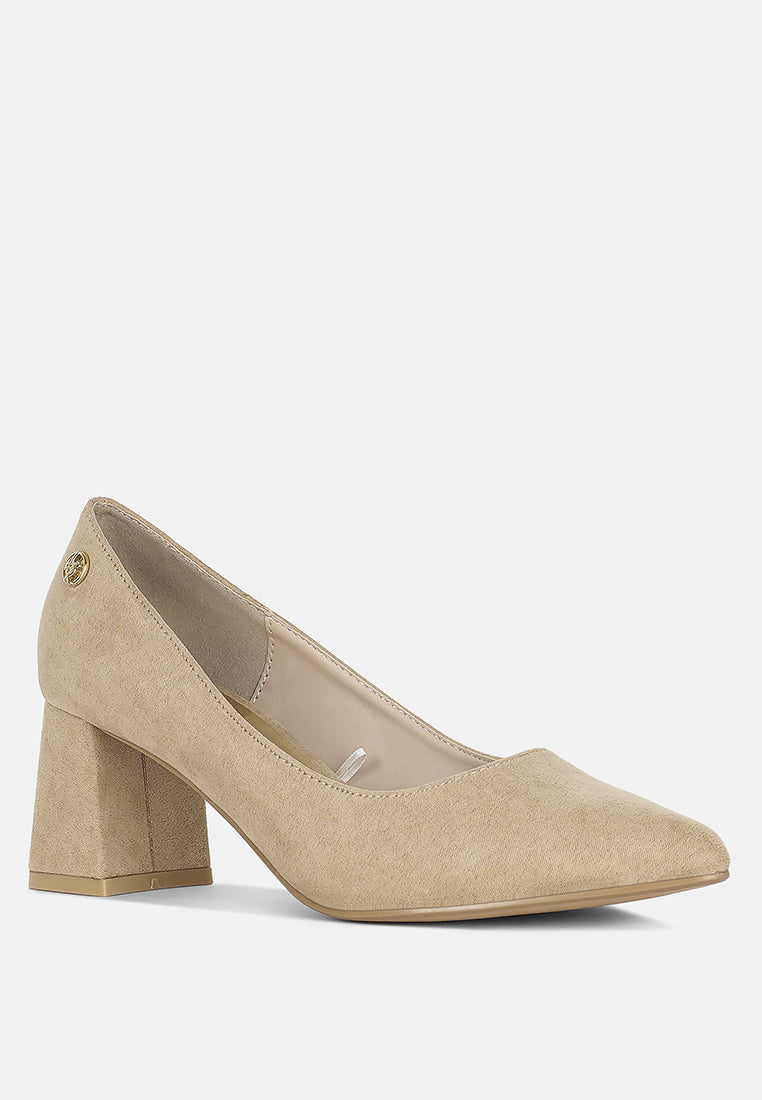 block heel pumps by mode#color_beige