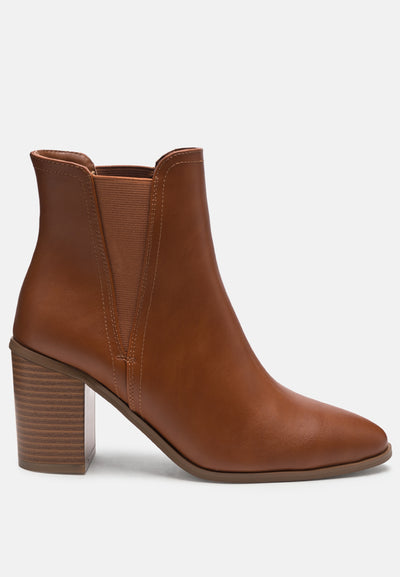 block heeled chelsea boots#color_tan