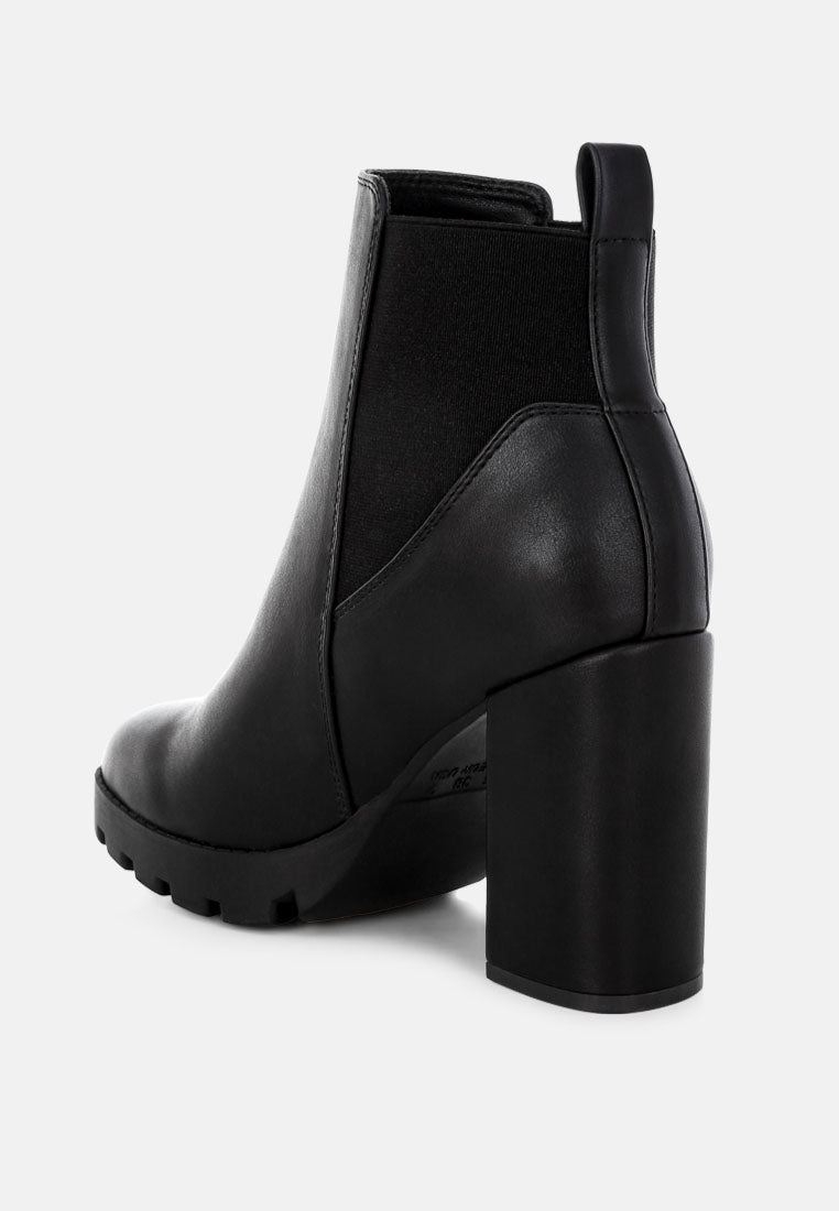 bolt block heeled chelsea boots by ruw#color_black